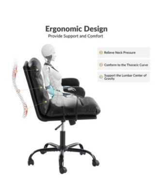 Bartholomew Modern Office Chair with SGS International Certified Stainless Steel Gas Spring