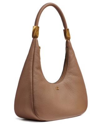 Quogue Leather Small Hobo Shoulder