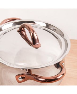 Stainless Steel 9.5" Ouro Gold Stockpot with Stainless Steel Lid