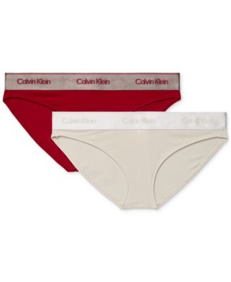 Calvin Klein Women s 2 Pk. Modern Cotton Holiday Bikini Underwear QF8286 Macy s