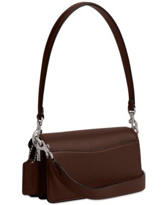 Tabby Small Polished Pebble Leather Shoulder Bag 20