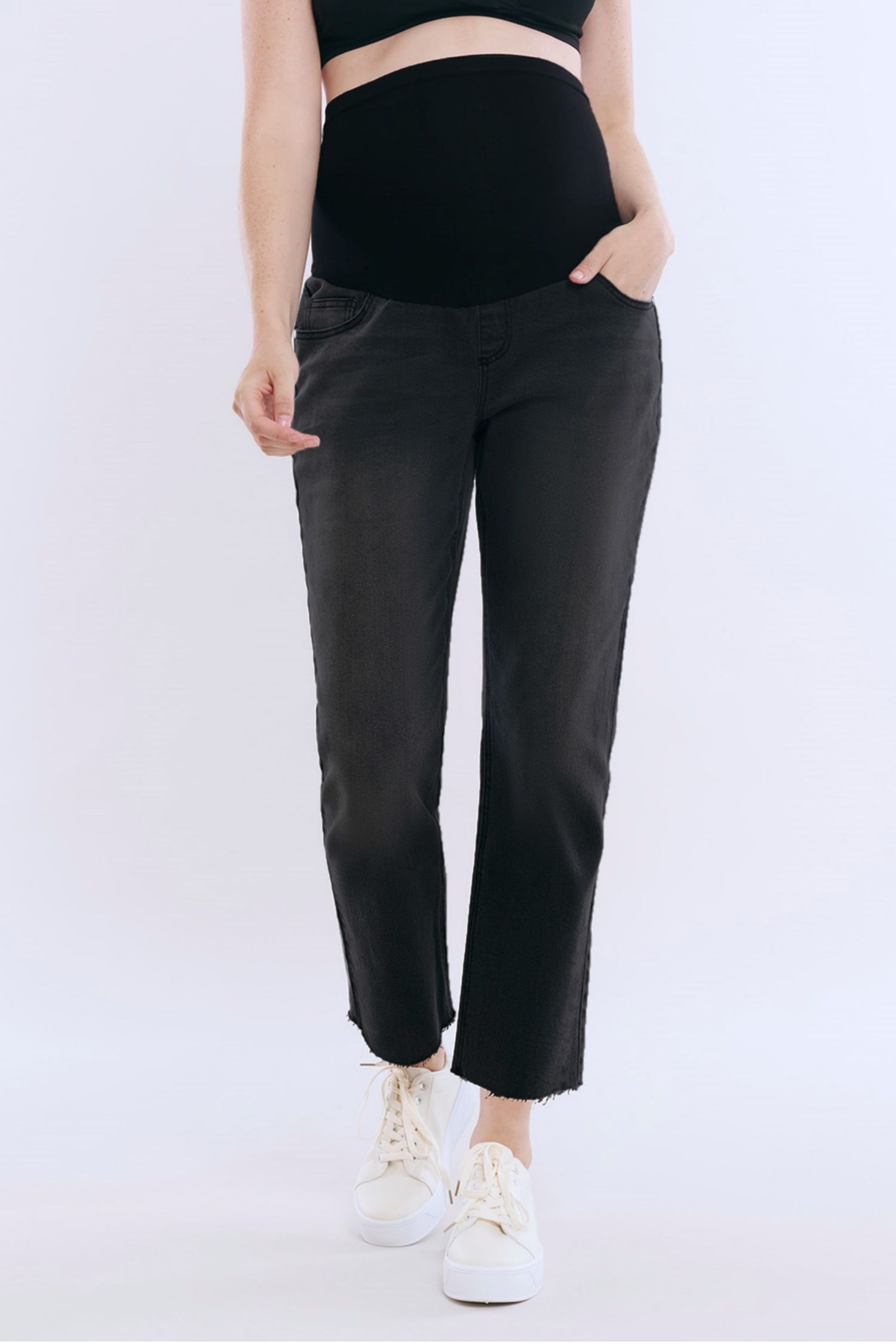 Women's Motherhood Secret Fit Over the Belly Slim Straight Leg Jeans