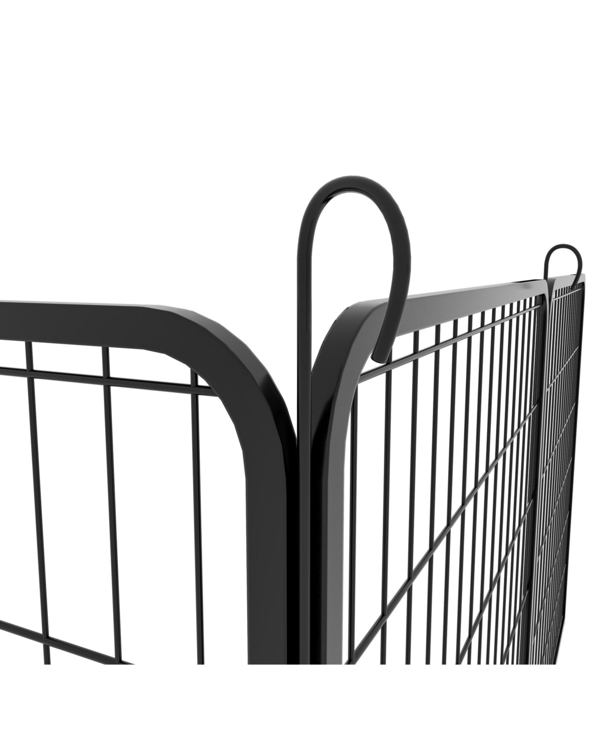 Slickblue 16-Panel Heavy-Duty Metal Playpen with Door, 39.37