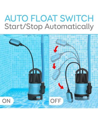 Electric Submersible Water Pump, 400W, 1980 GPH