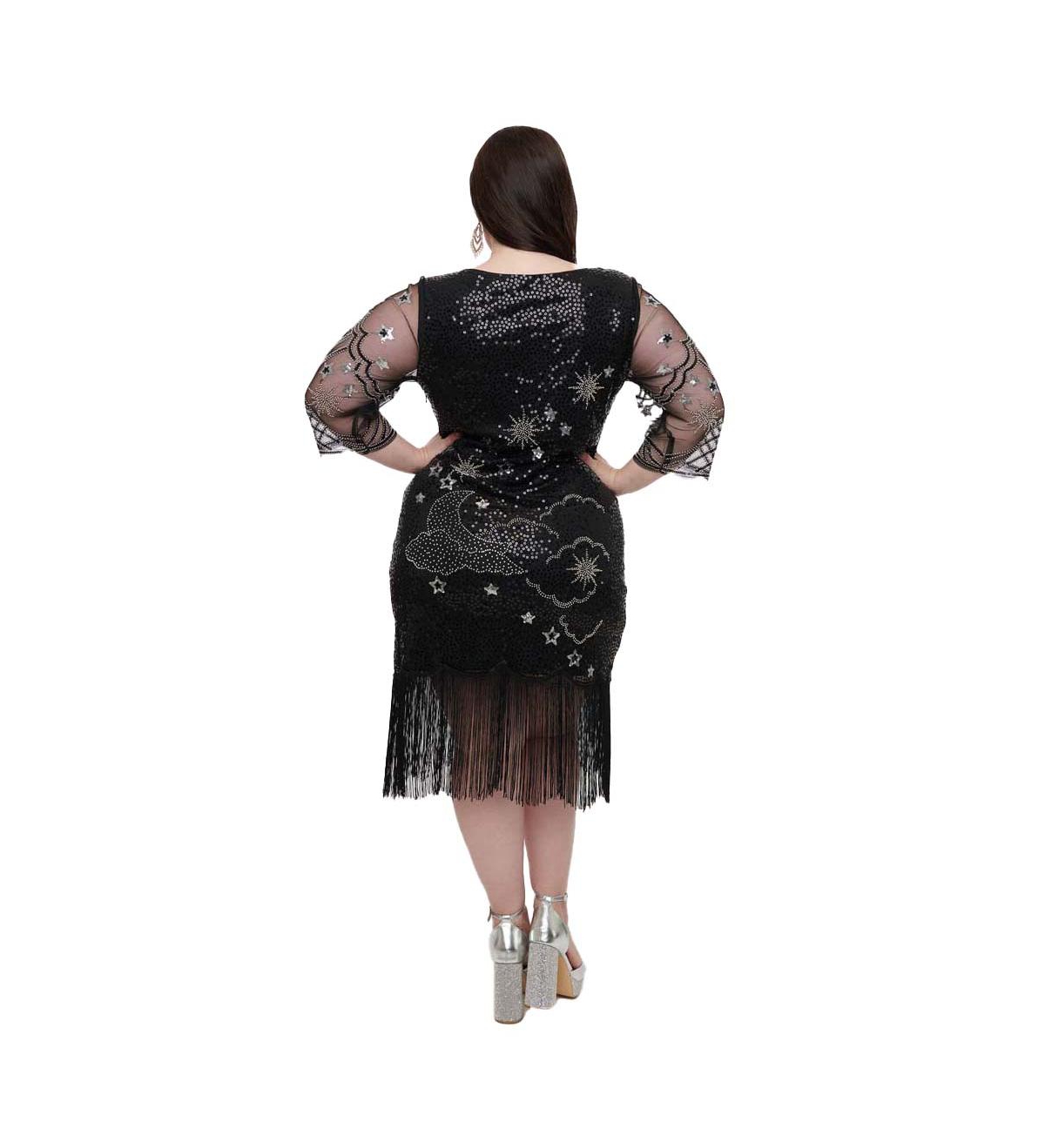 Smak Parlour Plus Size 1920s Margaux Flapper Dress
