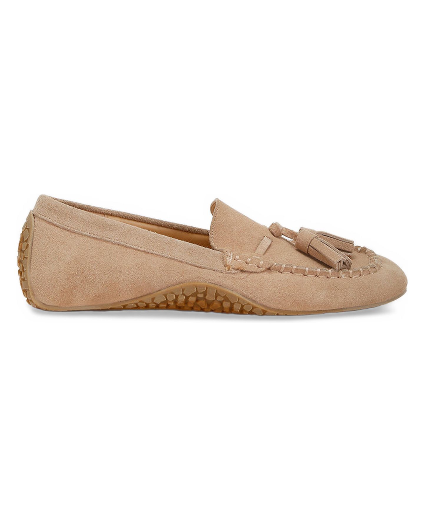 Женские туфли Rag & Co Kipstar Suede Round Toe Tassel s, цвет: Бежевый — фото 8