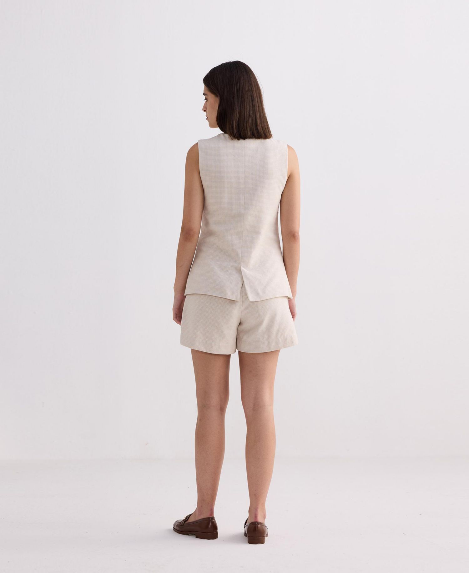 Women's Cotton Tweed Shorts