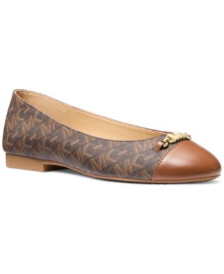 (取寄) マイケルコース レディース レベッカ フレックス バレエ MICHAEL Michael Kors women Rebecca Flex Ballet Pale Gold Michael Kors Women's Rebecca Flex Ballet Flats - Macy's