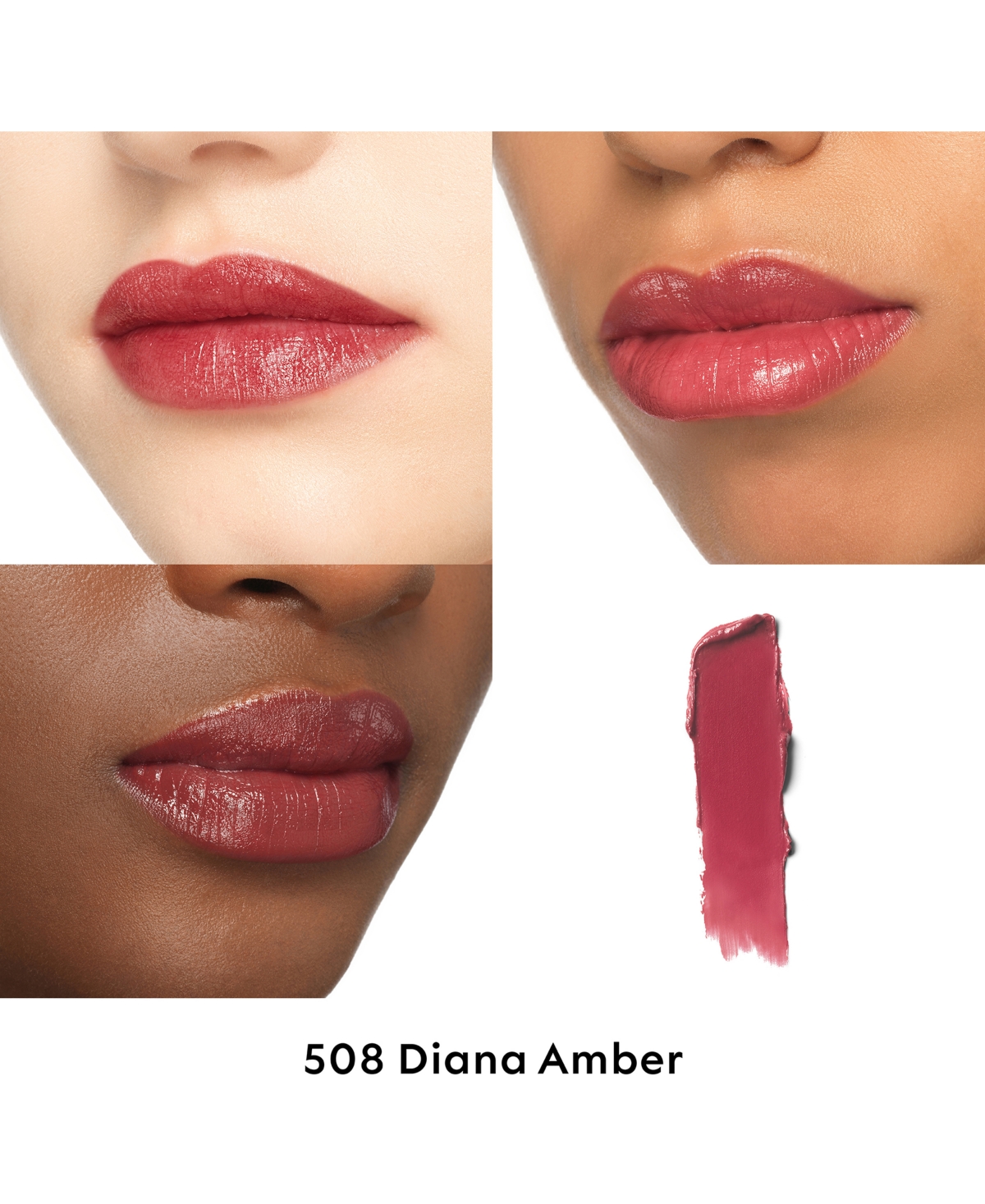 Gucci Rouge A Levres Voile Sheer Lipstick In 508 - Diana Amber