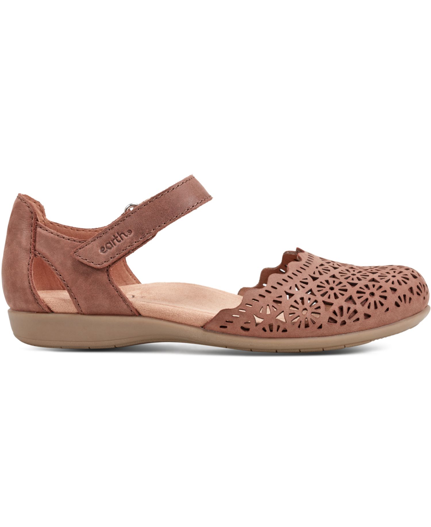 Women's Bronnie Perforated Two-Piece Flat Sandals