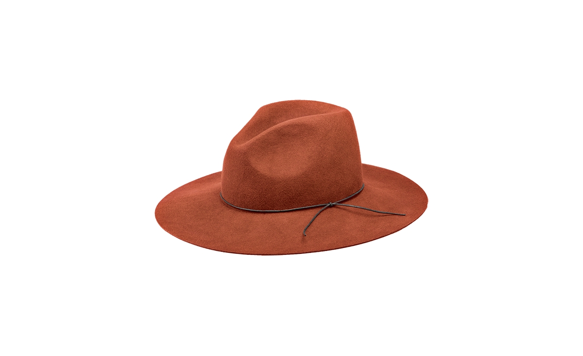 Zima Wool Felt Hat - Rust/copper