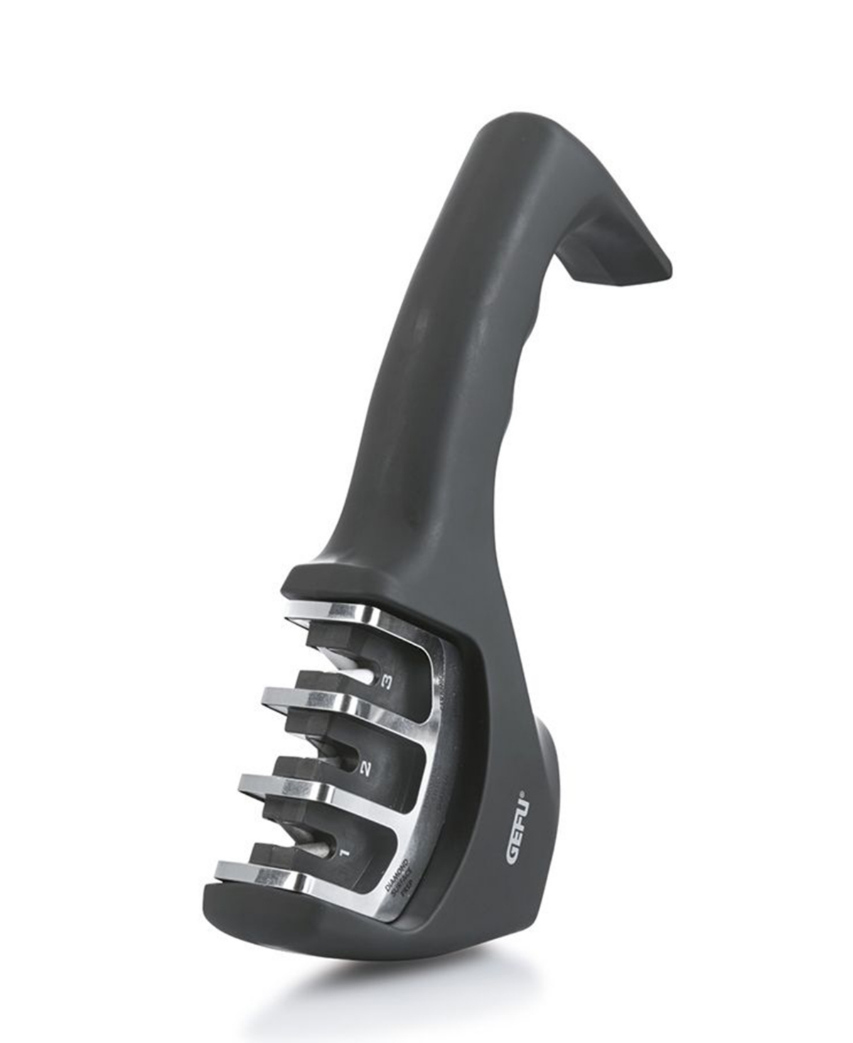 Gefu Diamond, Tungsten Steel, And Ceramic Three Stage Knife Sharpener In No Color