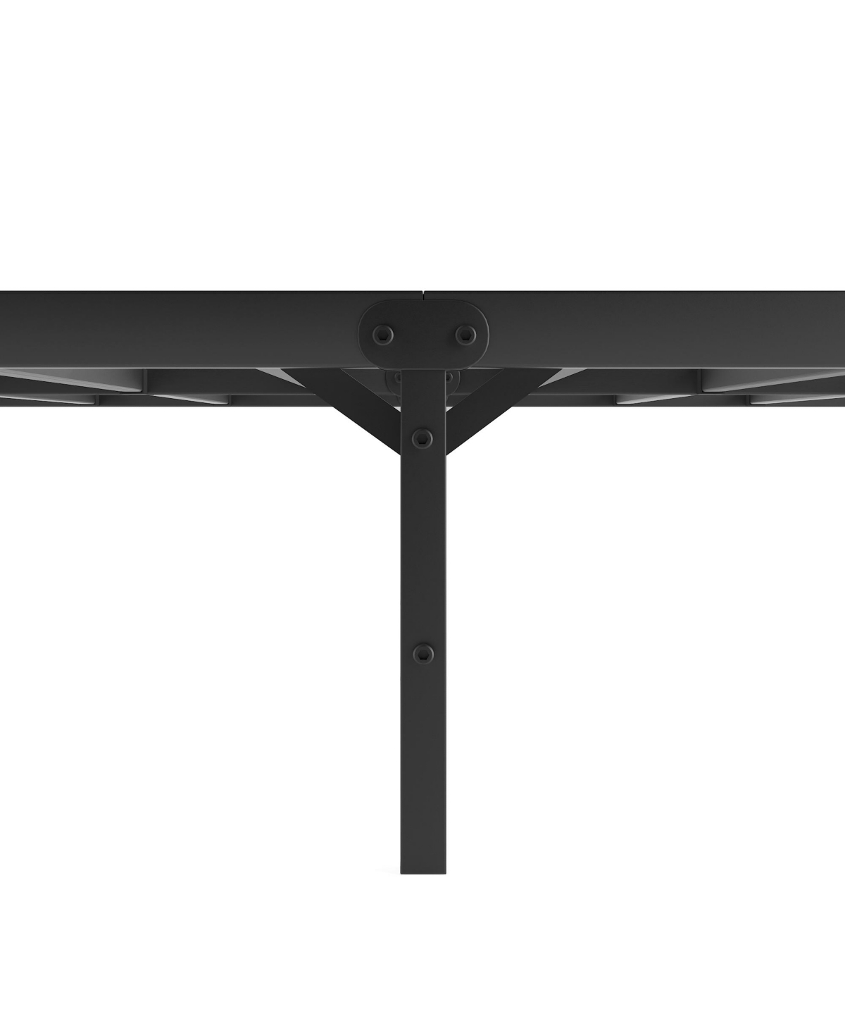 Slickblue Sturdy Metal Platform Bed Frame No Box Spring Needed for Convenient Sleep Solutions