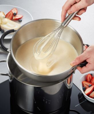 Stainless Steel 4.25 Quart Mixing Bowl with Silicone Base Ring