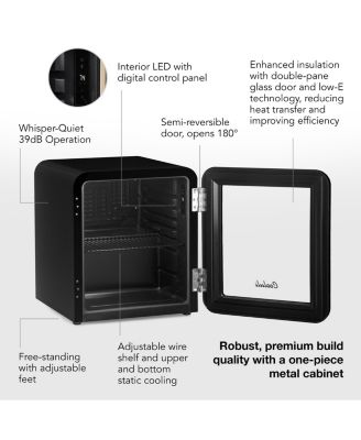 Decor 1.7 cuft Glass Beverage Cooler