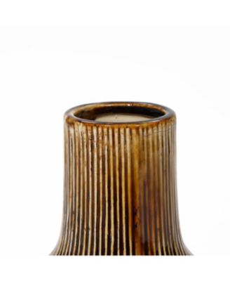 Earth Tones Ombre Stoneware Vase