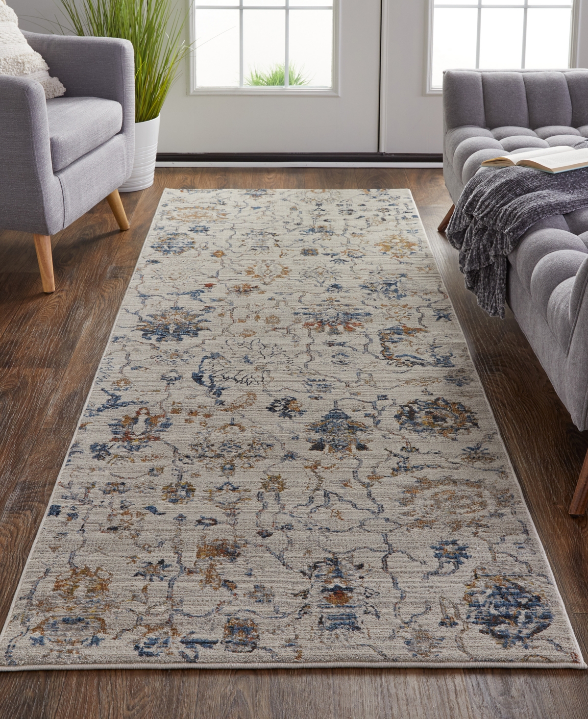 FEIZY KAIA 39GPF 2'6"X10' RUNNER AREA RUG 