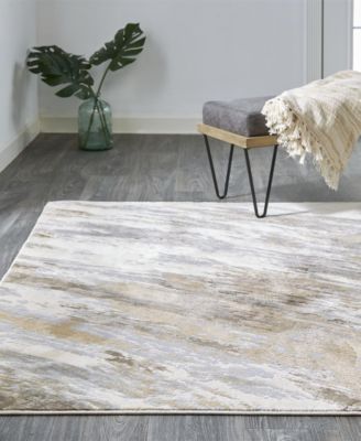 Feizy Parker 3704f 2'1"x3' Area Rug In Ivory,tan