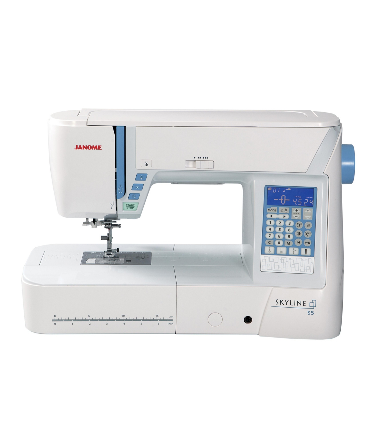 Skyline S5 Computerized Sewing Machine w/Exclusive Bundle - White