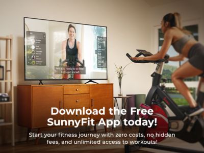 Pink Row-N-Ride Plus, Squat Assist Rower, 330LBs Capacity and Free Access to SunnyFit App