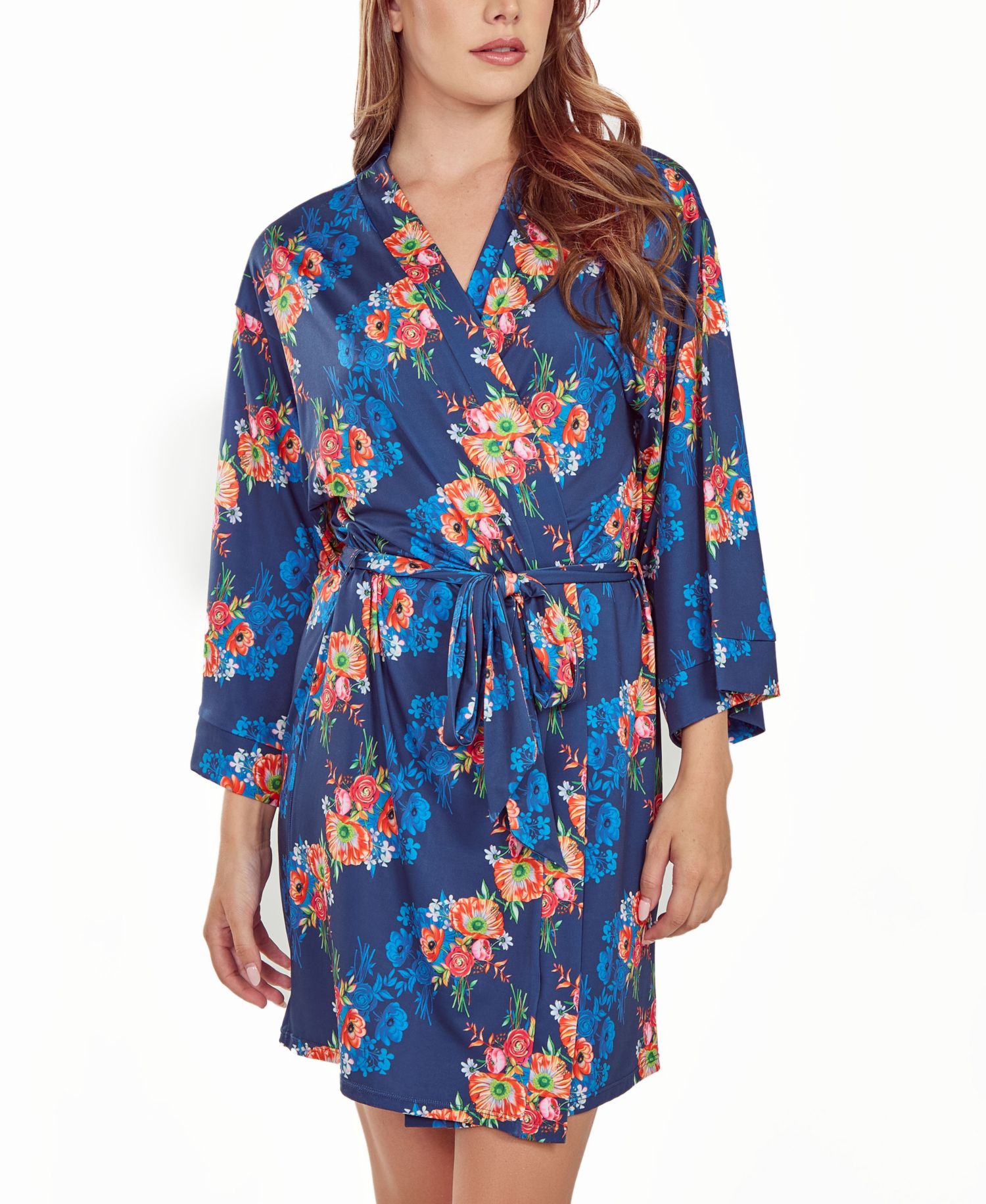 Women's Floral Microfiber Robe