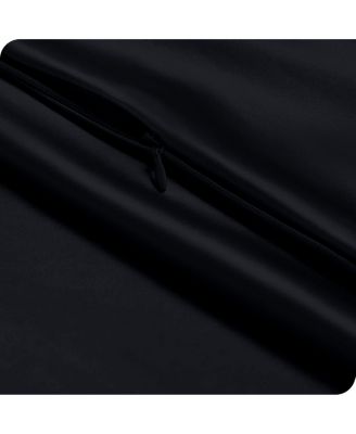 Poly Satin Zipper Closure Pillowcase Set