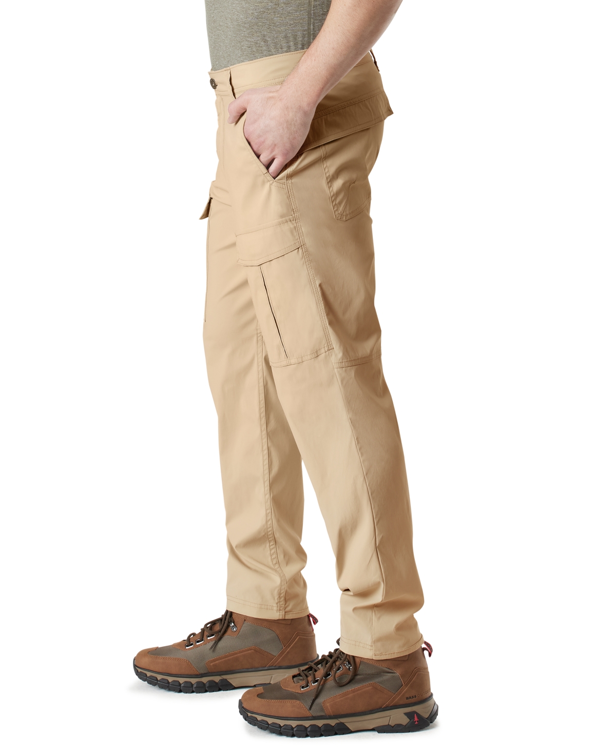 Bass Outdoor Men's Regular-Fit Stretch Performance Cargo Pants