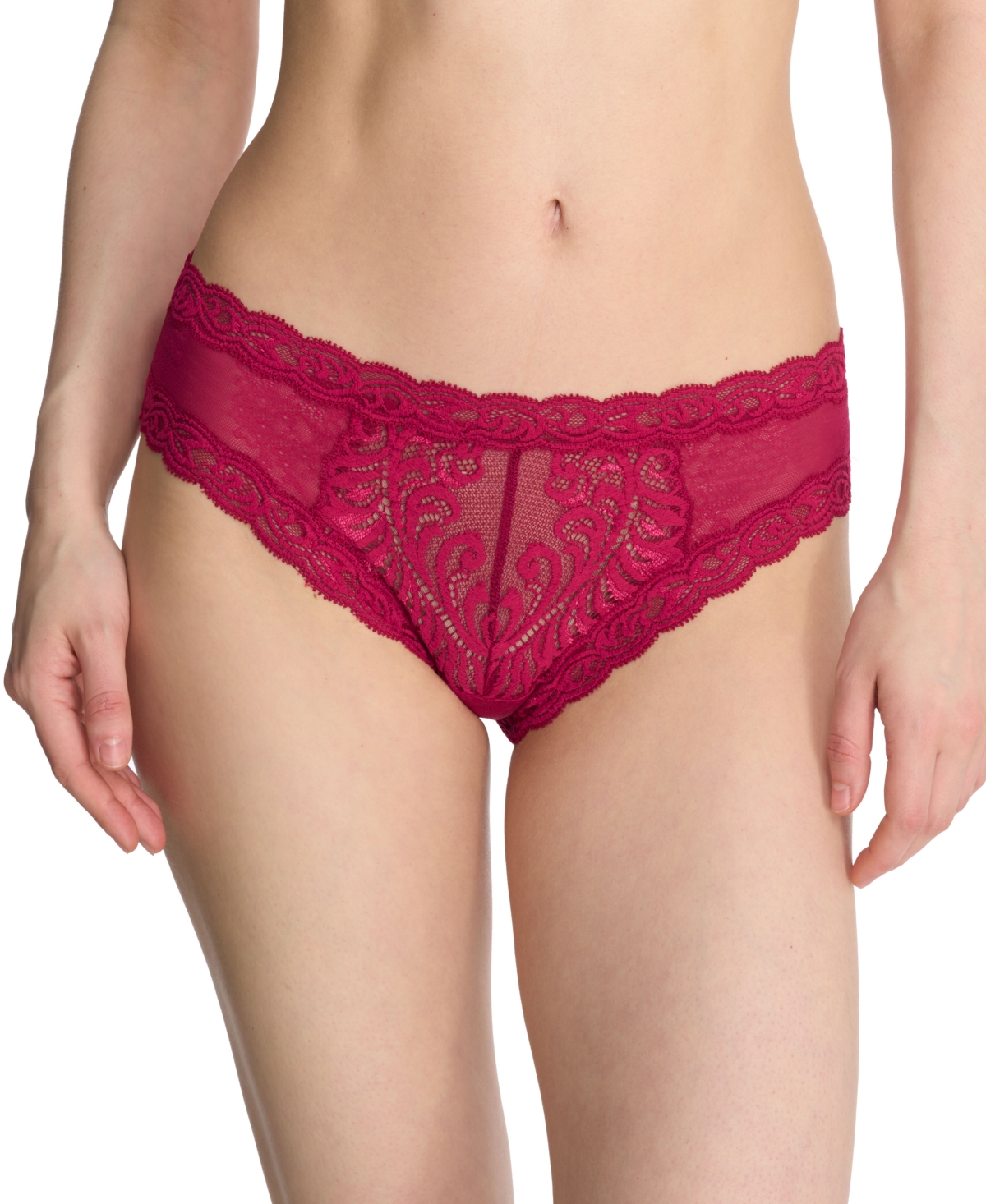 Natori Feathers Hipster Briefs In Primrose Lace