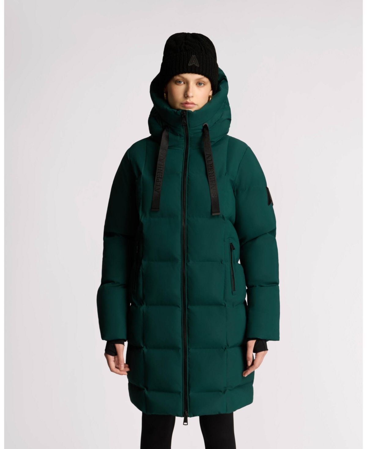 Alpenhaus Women's Cluze Mid-Length Puffer with Square Quilting