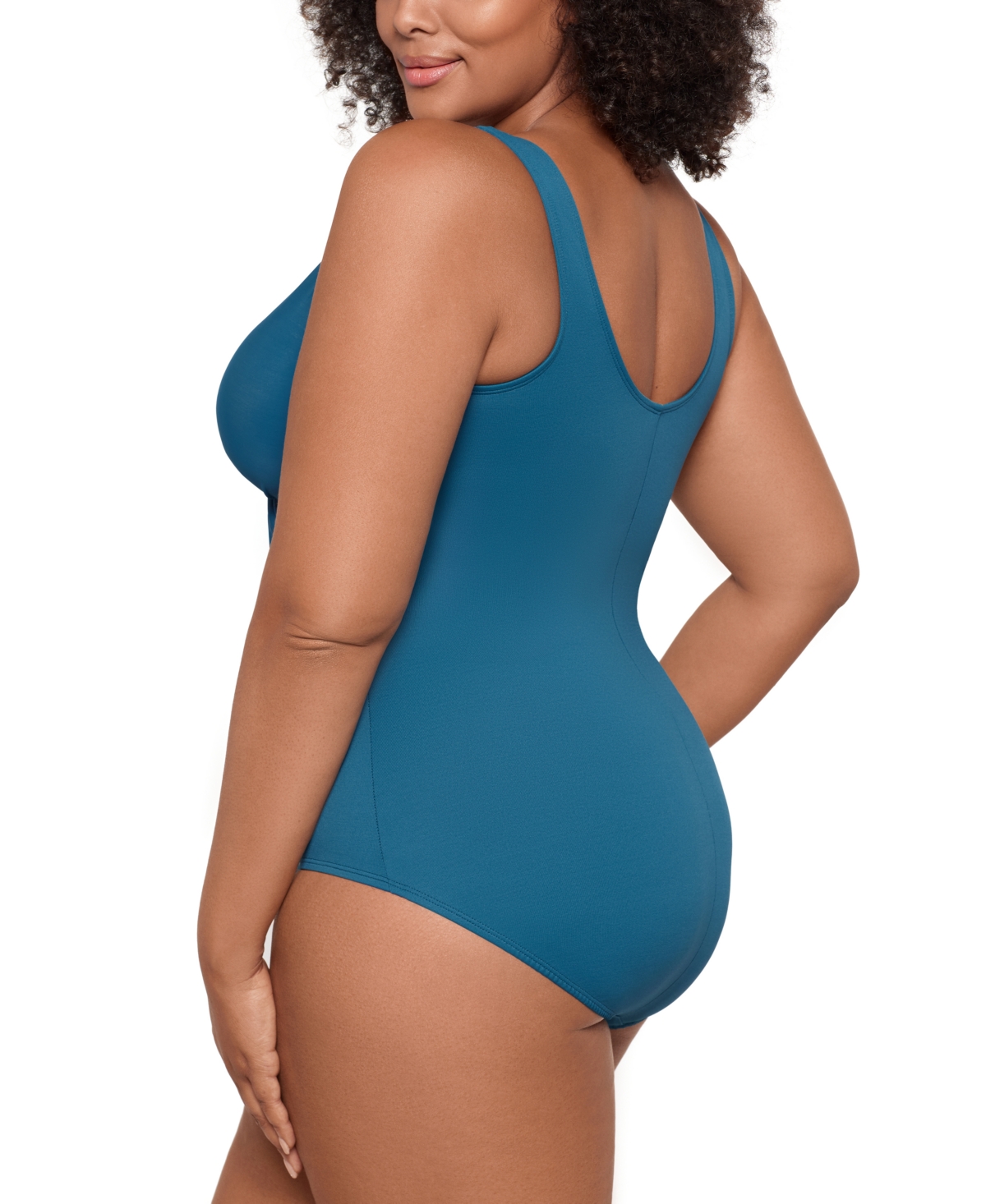 MIRACLESUIT WOMEN'S PLUS MUST HAVES OCEANUS TUMMY CONTROL ONE PIECE SWIMSUIT 