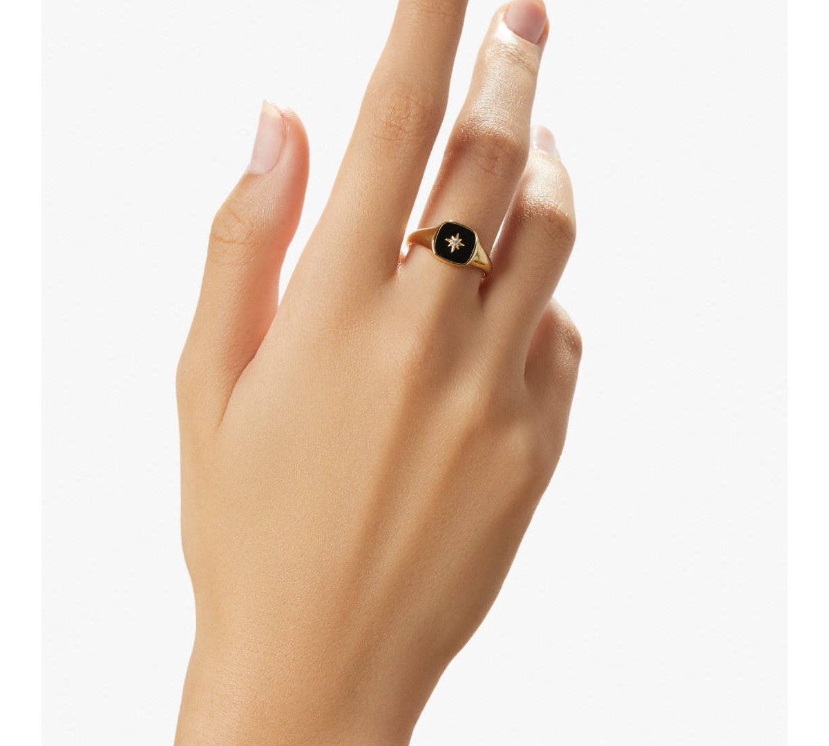 Ana Luisa Gold Signet Ring
