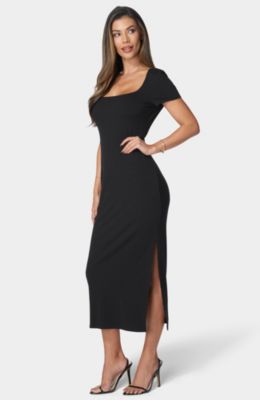Women's Square Neck Maxi T-Shirt Dress