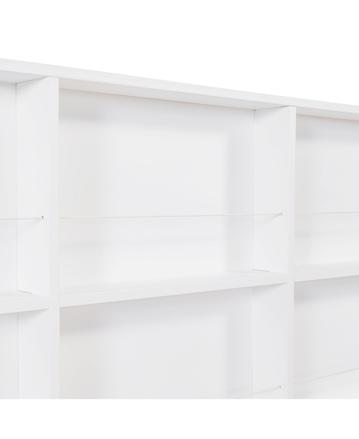 Slickblue Wooden Twin Size House Bed with 2 Drawers,Kids Bed with Storage Shelf,- White