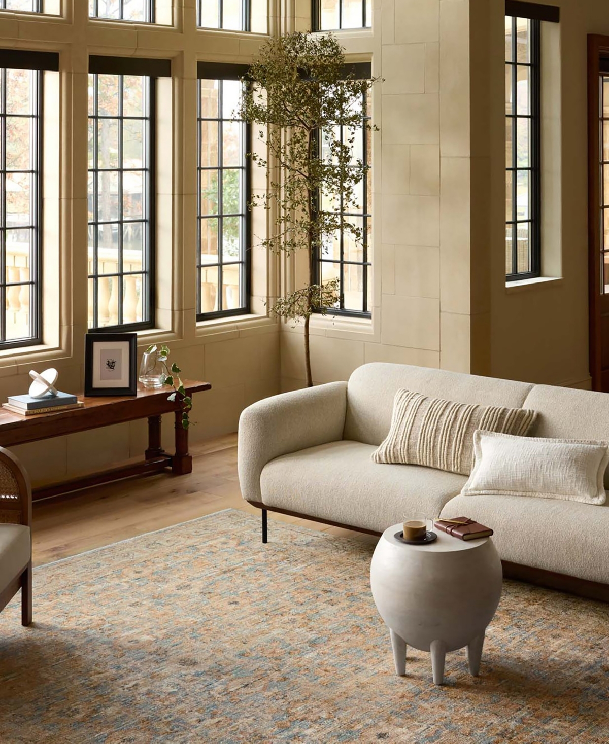 Loloi Heritage Her-15 12'x15' Area Rug In Ocean,sand