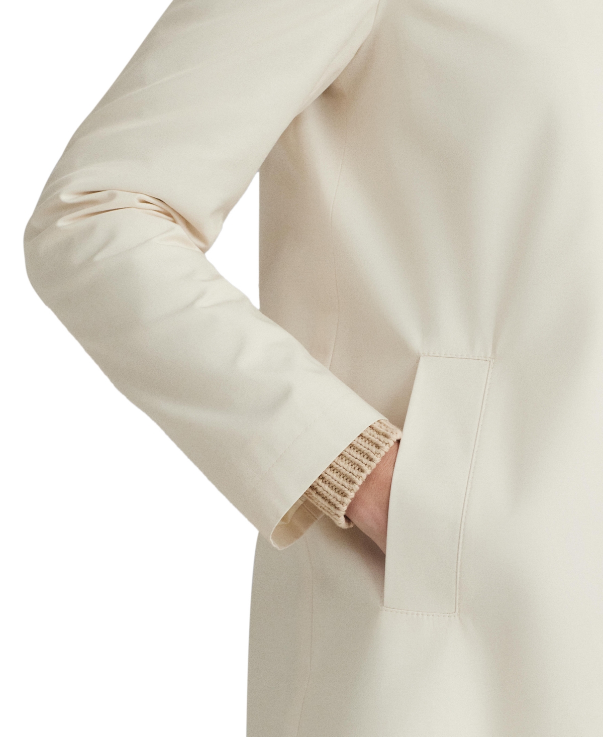 RALPH LAUREN WOMEN'S HOODED RAINCOAT 