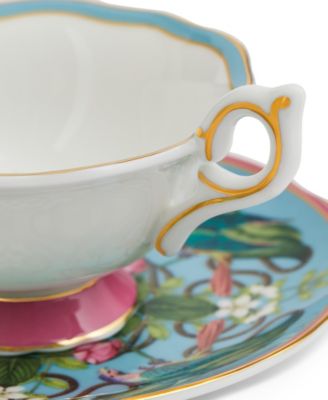 Wonderlust Menagerie 2 Piece Teacup Saucer Set