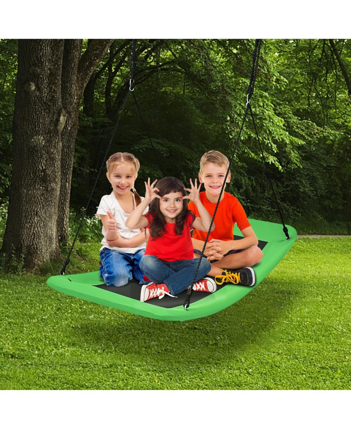 Sugift 60 Inch Platform Tree Swing lbs for Kids and Adults
