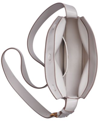 Valley Stream Leather Buckle Crossbody with Adjustable Strap