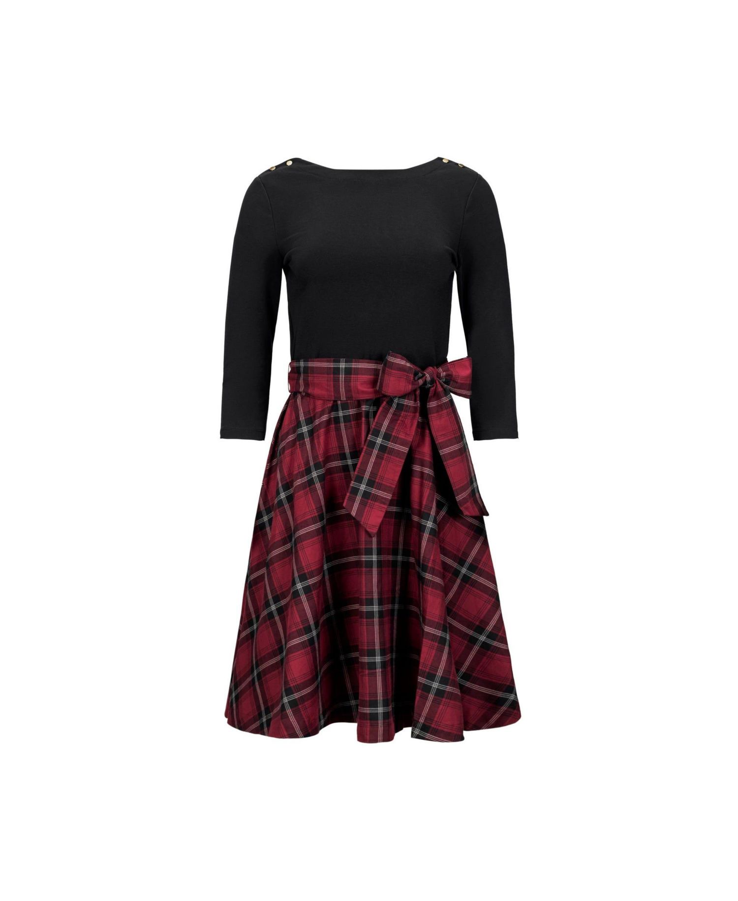 Women's Hope and Henry Long Sleeve French Skater Dress