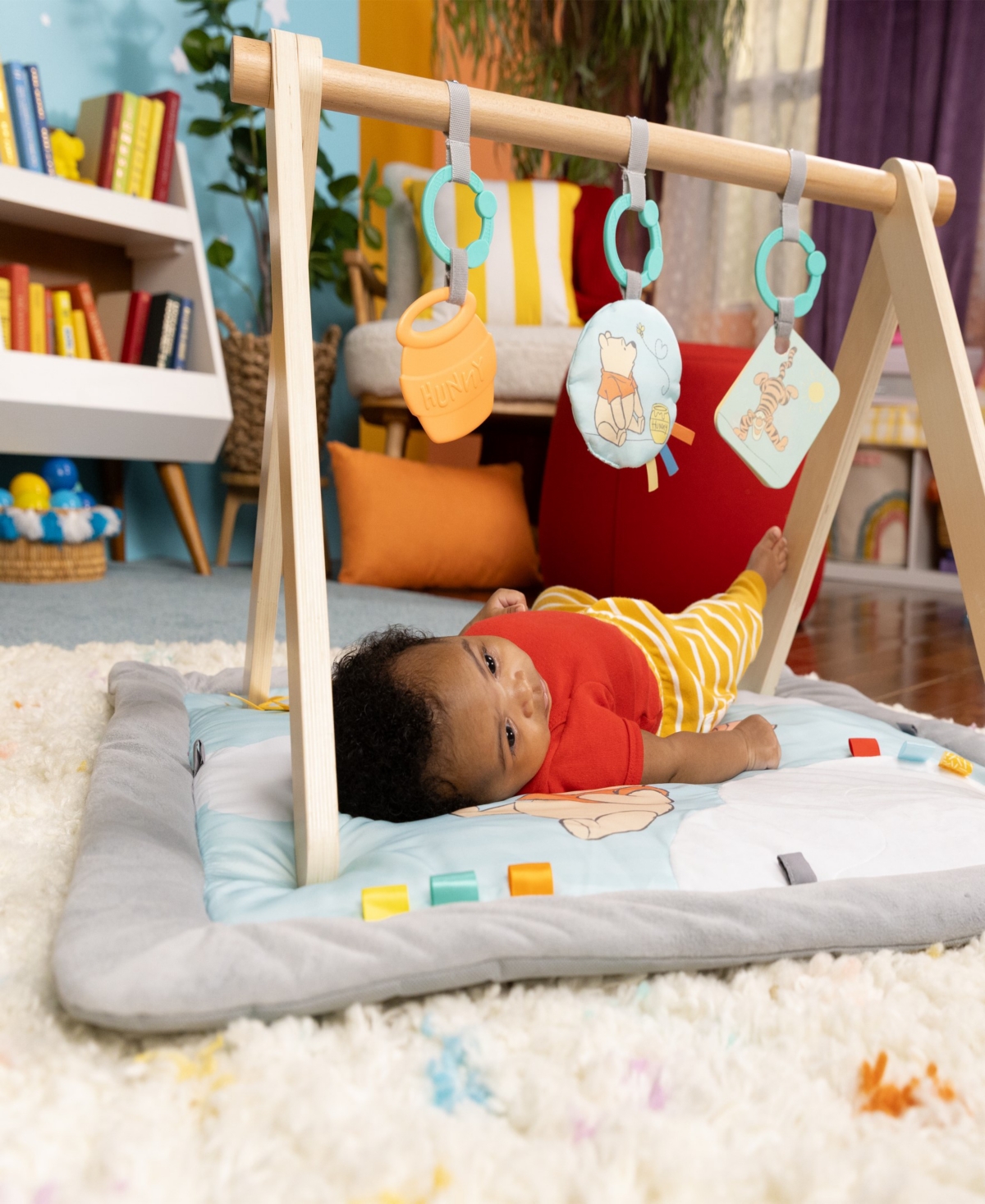 Bright Starts Baby Winnie The Pooh Once Upon A Tummy Time Baby Gear In Multi