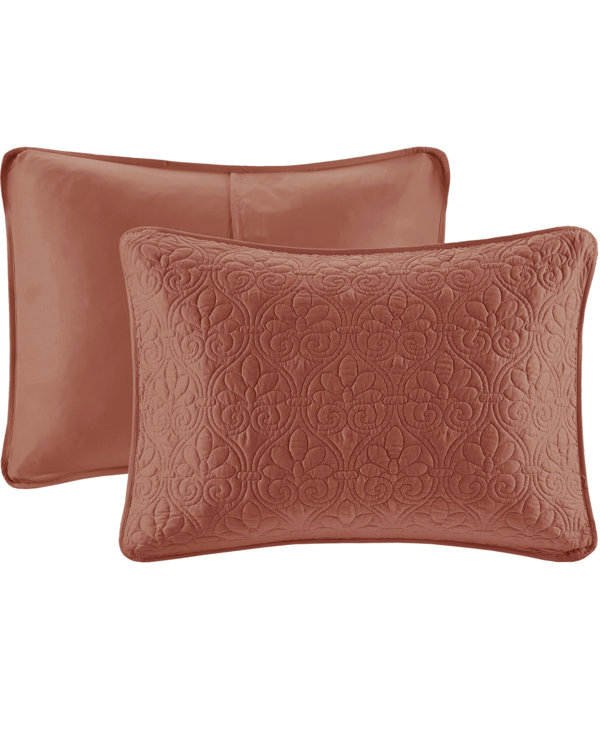 Madison Park Quebec 3-pc. Quilt Set, Full/queen In Clay Red