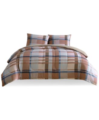 Harper Plaid 3-Pc. Comforter Sets