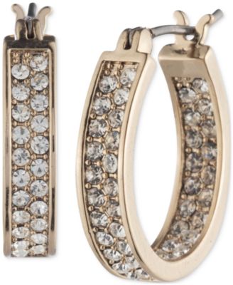 GIVENCHY ジバンシィ Crystal Pave In&Out Extra Small Hoop Givenchy Crystal Pavé In & Out Extra Small Hoop Earrings