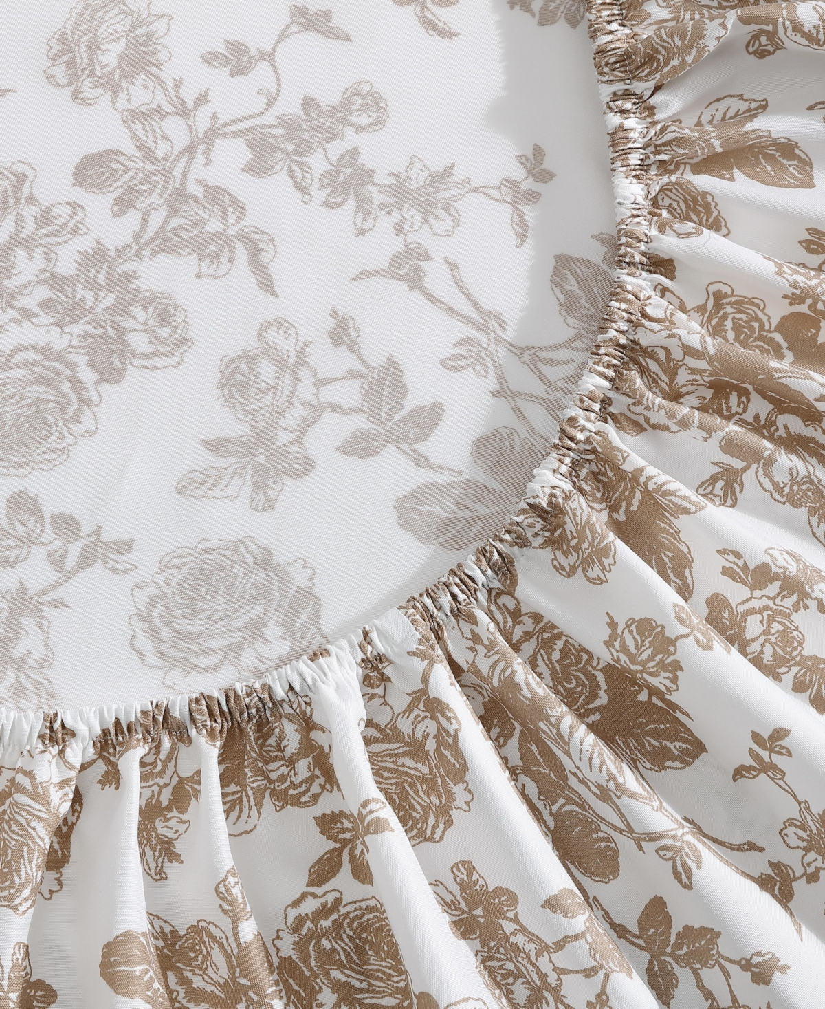 Shop Betsey Johnson Printed Microfiber 4 Piece Sheet Set, Full In Garden Toile
