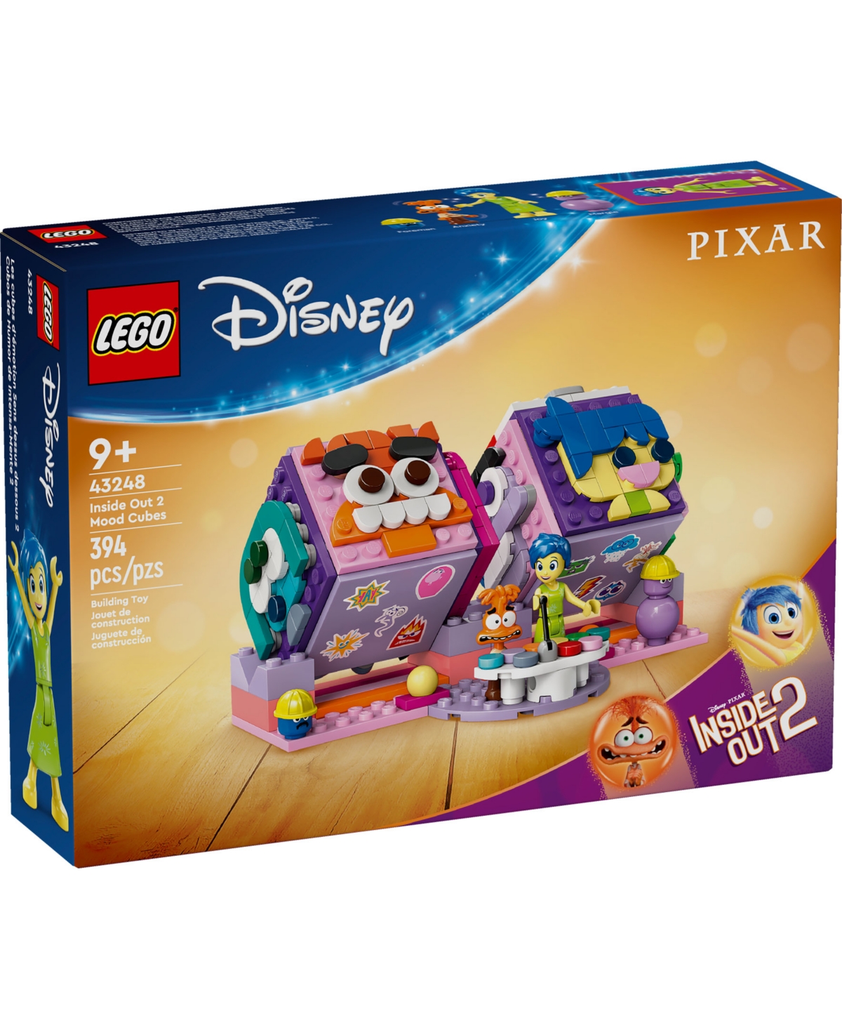 Lego Disney Inside Out 2 Mood Cubes From Pixar 43248 In Multi Color