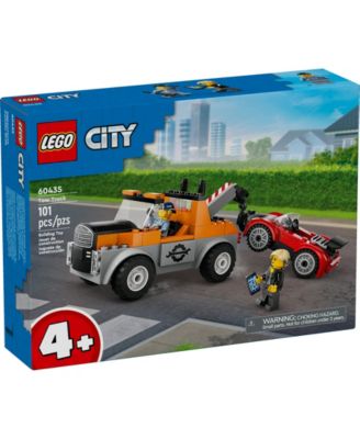 City Tow Truck and Sports Car Repair Toy Playset 60435