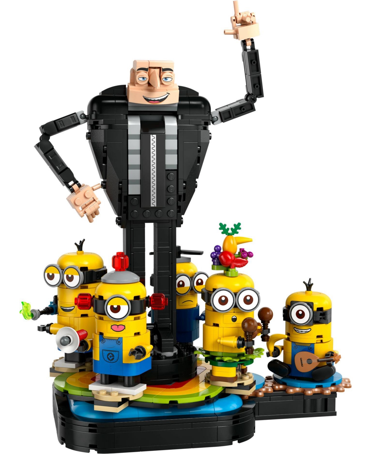 Lego Despicable Me 4 Brick-built Gru And Minions Set 75582 In Multi Color