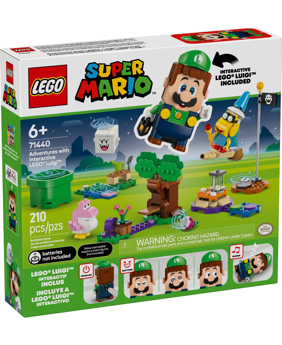 LEGO SUPER MARIO ADVENTURES WITH INTERACTIVE LUIGI TOY 71440 