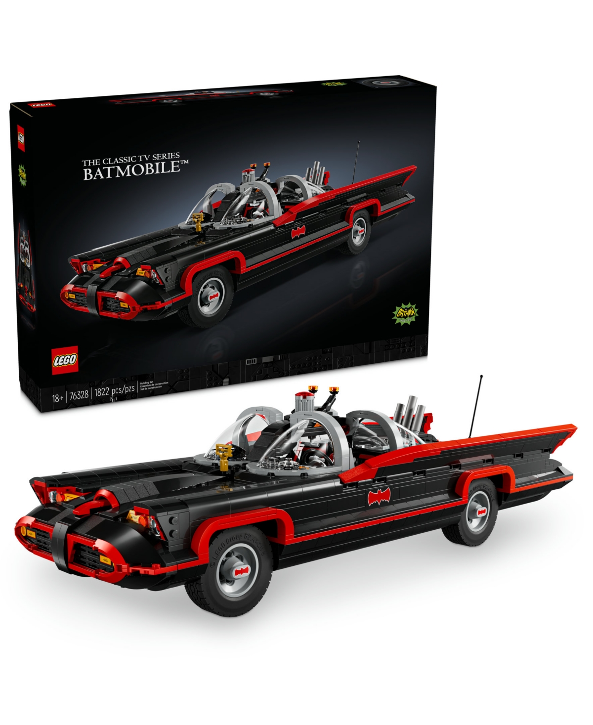 Lego Dc Batman: The Classic Tv Series Batmobile Set 76328 In Multi Color