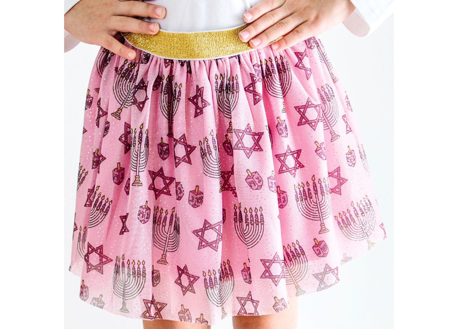Girls 2Y - 10Y Hanukkah Blush Tutu Skirt